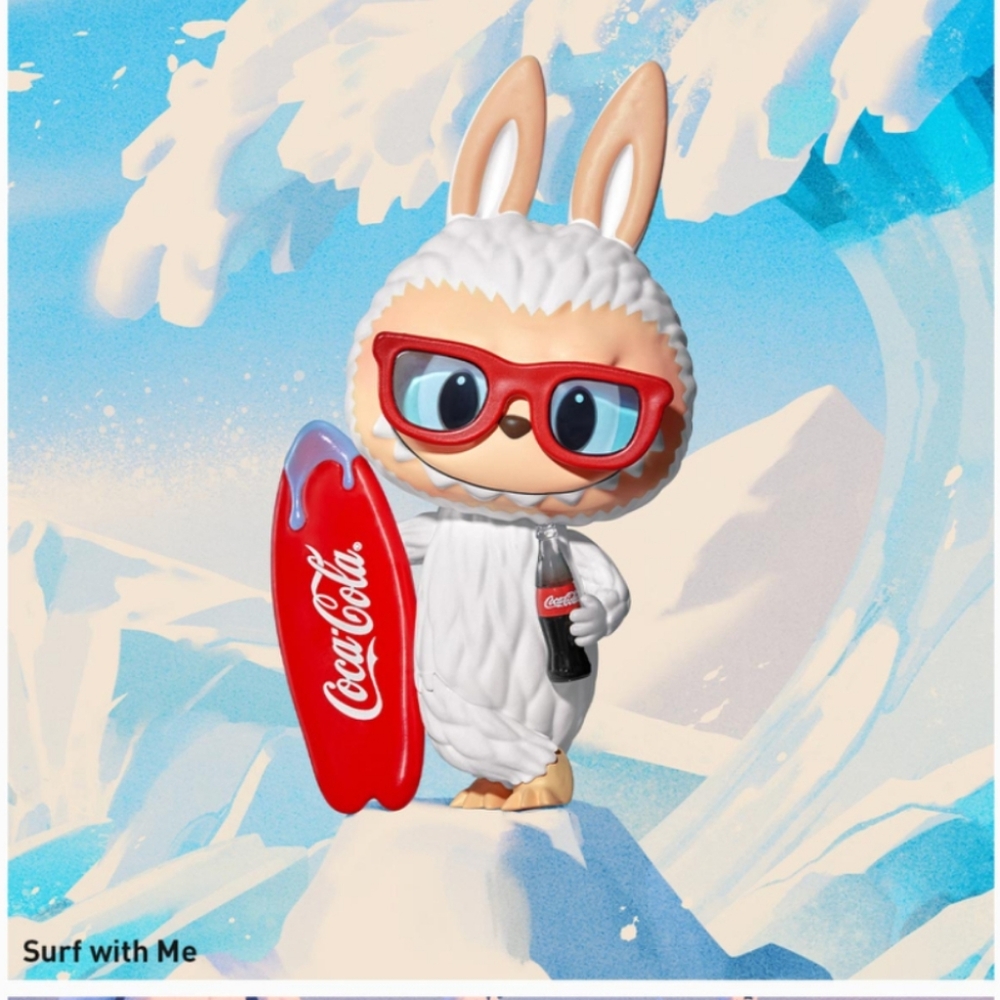 THE‎ MONSTERS COCA-COLA Series Figures NIB - Surf With Me